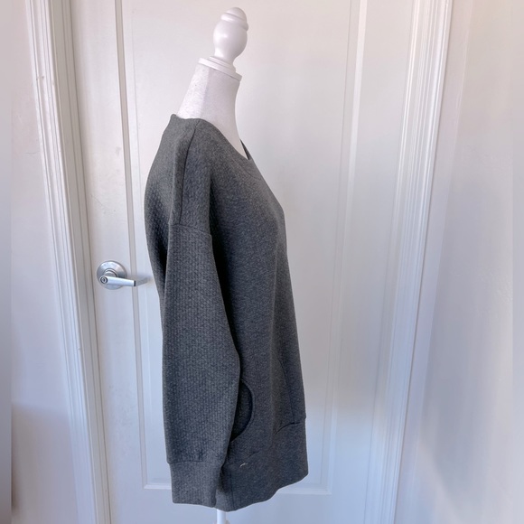 Lacoste Crew Neck Long Sleeve Sweatshirt Dress - Picture 4 of 8